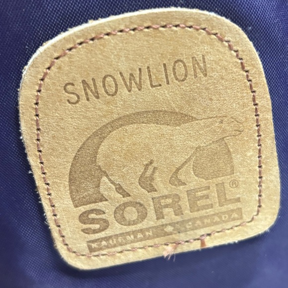 Sorel SnowLion Purple Winter Boots Women’s Size 8 Felt Lined Snow Boots - Picture 8 of 13